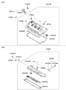 Diagram CYLINDER HEAD & COVER for your 2011 Hyundai Sonata