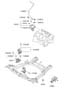 Diagram ENGINE MOUNTING for your 2014 Hyundai Tucson GLS