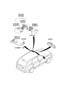 Diagram REAR DOOR MOULDING & TRIM for your 2007 Hyundai Santa Fe