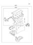 Diagram ENGINE GASKET KIT for your Hyundai