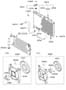 Diagram RADIATOR for your 2007 Hyundai Santa Fe