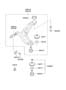 Diagram ARM-FRONT SUSPENSION LOWER for your 2007 Hyundai Azera