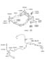 Diagram CROSSMEMBER (FRONT)ONT SUSPENSION for your 2015 Hyundai Sonata