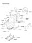 Diagram SEAT-FRONT for your 2003 Hyundai Tiburon