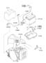 Diagram BATTERY for your 1995 Hyundai Accent