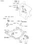 Diagram ENGINE & TRANSAXLE MOUNTING for your 2002 Hyundai Accent