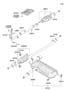 Diagram EXHAUST PIPE for your 2019 Hyundai Santa Fe XL