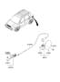 Diagram LID-FUEL FILLER for your 2013 Hyundai Santa Fe Sport Base Sport Utility