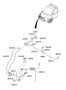 Diagram WINDSHIELD WASHER for your 2007 Hyundai Tucson