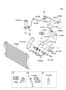 Diagram AIR CON COOLER LINE for your 2008 Hyundai Tiburon