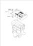 Diagram MUD GUARD & ENGINE COVER for your 2010 Hyundai Elantra