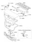 Diagram REAR DOOR WINDOW REGULATOR & GLASS for your 2007 Hyundai Elantra