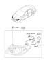 Diagram HEADLAMP for your 2006 Hyundai Elantra