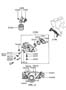 Diagram CASE-FRONT for your 1994 Hyundai