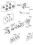 Diagram CRANKSHAFT & PISTON for your 1991 Hyundai