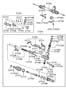 Diagram POWER STRG GEAR BOX for your 2000 Hyundai Accent