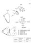 Diagram COOLANT PUMP for your 2012 Hyundai Accent