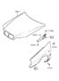 Diagram FENDER & HOOD PANEL for your 2003 Hyundai Sonata