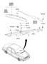 Diagram WINDSHIELD WIPER for your 2001 Hyundai Sonata