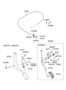 Diagram ACCELERATOR PEDAL & CABLE for your 2003 Hyundai