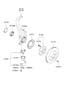 Diagram HUB-FRONT AXLE for your 2014 Hyundai Azera Base Sedan