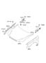 Diagram FENDER & HOOD PANEL for your 2006 Hyundai Sonata