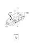 Diagram WIRING HARNESS-FLOOR for your 2006 Hyundai Sonata