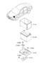 Diagram BATTERY for your 1986 Hyundai