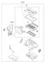 Diagram ENGINE GASKET KIT (1800 CC - NU) for your 2019 Hyundai Tucson SEL