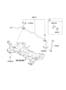 Diagram FRONT SUSPENSION CONTROL ARM for your 2014 Hyundai Azera