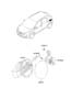 Diagram FUEL FILLER DOOR (GAS TANK DOOR) for your 2012 Hyundai I30