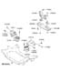 Diagram ENGINE & TRANSAXLE MOUNTING (4600 CC - TAU) for your 2010 Hyundai GENESIS