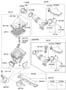 Diagram AIR INTAKE SYSTEM (4600 CC - TAU) for your 2016 Hyundai EQUUS