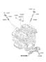 Diagram SPARK PLUG & CABLE (3800 CC - LAMBDA 2) for your 2013 Hyundai Santa Fe Sport Base Sport Utility