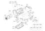 Diagram TRANSAXLE CASE - AUTO (3800 CC - LAMBDA 2, AUTO - 8 SPEED 2WD) for your Hyundai