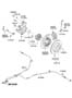 Diagram REAR AXLE & BRAKE ASSY for your 2012 Hyundai GENESIS