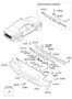 Diagram TRUNK PANEL GARNISH for your Hyundai