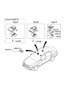 Diagram ROOM LAMP for your 2015 Hyundai Santa Fe