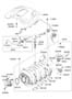 Diagram INTAKE MANIFOLD (4600 CC - TAU) for your 2010 Hyundai EQUUS