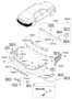 Diagram REAR BUMPER for your 2013 Hyundai Santa Fe Sport Base Sport Utility