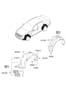 Diagram WHEEL GUARD for your Hyundai