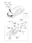 Diagram HEAD LAMP for your 2010 Hyundai EQUUS