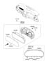 Diagram INSTRUMENT CLUSTER for your Hyundai