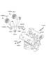 Diagram CAMSHAFT & VALVE (2700 CC - MU) for your 2010 Hyundai Azera