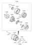 Diagram ALTERNATOR (2700 CC - MU) for your 2014 Hyundai Tucson Limited 2.4L Theta II AWD