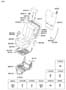 Diagram 2ND ROW SEAT (REAR) for your 2006 Hyundai Azera