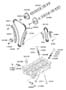 Diagram CAMSHAFT & VALVE (2000 CC - THETA FR) for your 2012 Hyundai I30