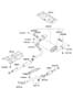 Diagram EXHAUST PIPE (2000 CC - THETA FR) for your Hyundai