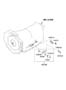 Diagram TRANSAXLE CASE - AUTO (AUTO - 6 SPEED 2WD) for your 2011 Hyundai Genesis Coupe