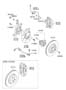 Diagram FRONT AXLE HUB for your 2010 Hyundai Accent